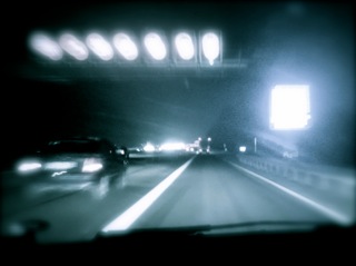 hard shoulder running at night