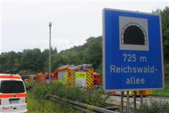 bung im Tunnel A44 Reichswaldallee, Ratingen